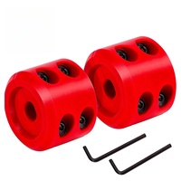 Compatible ATV SUV ORV treuil arrêt câble crochet d'urgence en caoutchouc empêcher rebondir effilochage couleur rouge marque ARCTICSUN 1 an
