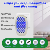 Lampe de nuit électrique à LED pour moustiques, piège à insectes, lampe électronique d'intérieur pour attraper les insectes nuisibles.