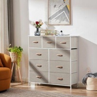 Large tiroir de salon en tissu métallique personnalisé multicolore grande capacité rangement TV à côté du meuble
