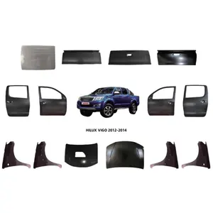 Toyota Hilux Vigo 2005 2011 2015 Hood Fenders Portas Tail Gate Tampas de tronco Peças automotivas Auto partes do corpo Hilux auto peças