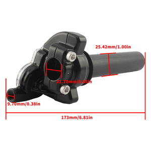 Commande d'accélérateur Zuqing MB205 pour moto tout-terrain avec bouton de réglage coloré - Product Image 2