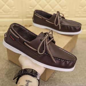 Zapatos Mocasines de Moda para Hombre, con Punta Cerrada, Cómodos, Antideslizantes, para Caminar al Aire Libre, Viajar, Zapatillas para Fitness - Product Image 6