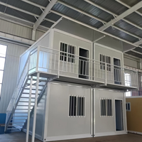 Maison modulaire préfabriquée en kit, type conteneur, utilisable comme dortoirs et bureaux