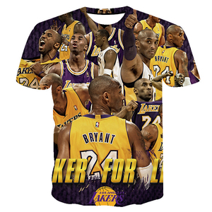 NB a Kob 3D Print Shirt Bryant Jersey T-Shirt Customized Dryfit Shirt Basketball Super <strong>Star</strong> KB T Shirt - Product Image 4