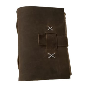 Premium Leather <b>Journal</b> Diary Notebook Handmade A5 Vintage <b>Writing</b> Book with Deckle Edge Paper Personalized Leather Cover OEM - Product Image 5