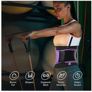 Nouveau Logo imprimé pour femmes serre-taille Double sangle néoprène entraînement Compression Jersey tissu pour <span class=keywords><strong>la</strong></span> perte <span class=keywords><strong>de</strong></span> poids - Product Image 5