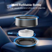 Semprotan Aroma terapi pintar, penyebar Aroma untuk penyegar udara mobil, Atomizer ultrasonik pintar, Diffuser Mobil