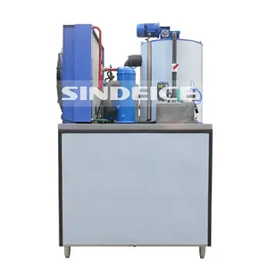 SINDEICE China Best 2 Ton/day High Production Commercial Flake Ice Maker Machine Used In Fishery Ice Plant