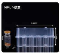Boîte de rangement multi-tailles pour flacons, support en plastique pour flacons de peptides, plateau porte-flacons de vaccin 2/3/5/7/10/20 ml