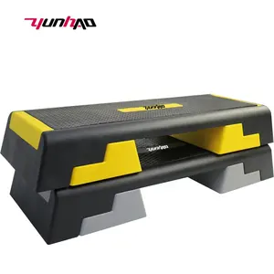 YunCheng-Pedal de paso aeróbico de 98cm con logotipo personalizado, equilibrio de gimnasio, altura ajustable