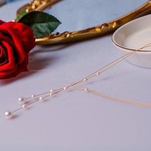 Dernier modèle <span class=keywords><strong>Collier</strong></span> <span class=keywords><strong>de</strong></span> perles d'eau douce <span class=keywords><strong>de</strong></span> style simple 3-8mm Bijoux à la mode - Product Image 4