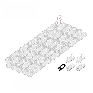 Plusieurs couleurs 420 428 520 525 530 Chaînes à rouleaux à anneau X pour moto Ebike Transmission Drive Chain - Product Image 4