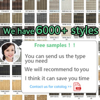 Rattan synthétique plat brun café et gris de l'usine de plastique LTR Guangdong pour la fabrication de meubles