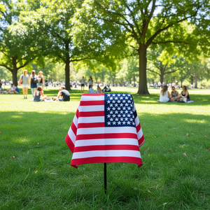 Bandana Usa Star 21 pouces 100% coton style hip-hop pour usage extérieur, accessoire unisexe avec fonction de protection - Product Image 2