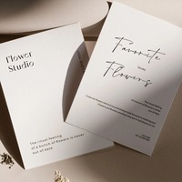Custom Logo Holographic Durable 3D Embossed/Debossed Oil Proof Business Wedding Cards for Candle Craft Photo Frame Use