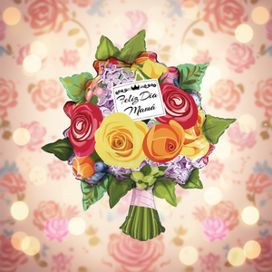 Globos Metálicos con Forma de Flor de 75cm para Decoraciones de Fiesta del Día de la Madre - Product Image 4