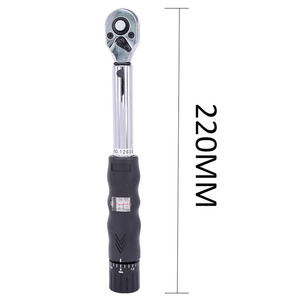 1/4in Chrome Metric Digital Adjustable Torque Preset Wrench Multifunctional <b>Socket</b> <b>Ratchet</b> Wrenches Industrial Grade 2000lb-ft P - Product Image 4