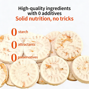 Bocadillos Liofilizados de Pollo y Krill para Mascotas, 50g, Pollo <span class=keywords><strong>Real</strong></span> y Krill Antártico Sin Aditivos, Snacks Saludables para Perros y Gatos - Product Image 3