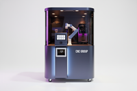 Nouvelle machine à café intelligente entièrement automatique 2025, distributeur automatique avec bras robotisé à 6 axes pour hôtel, centre commercial