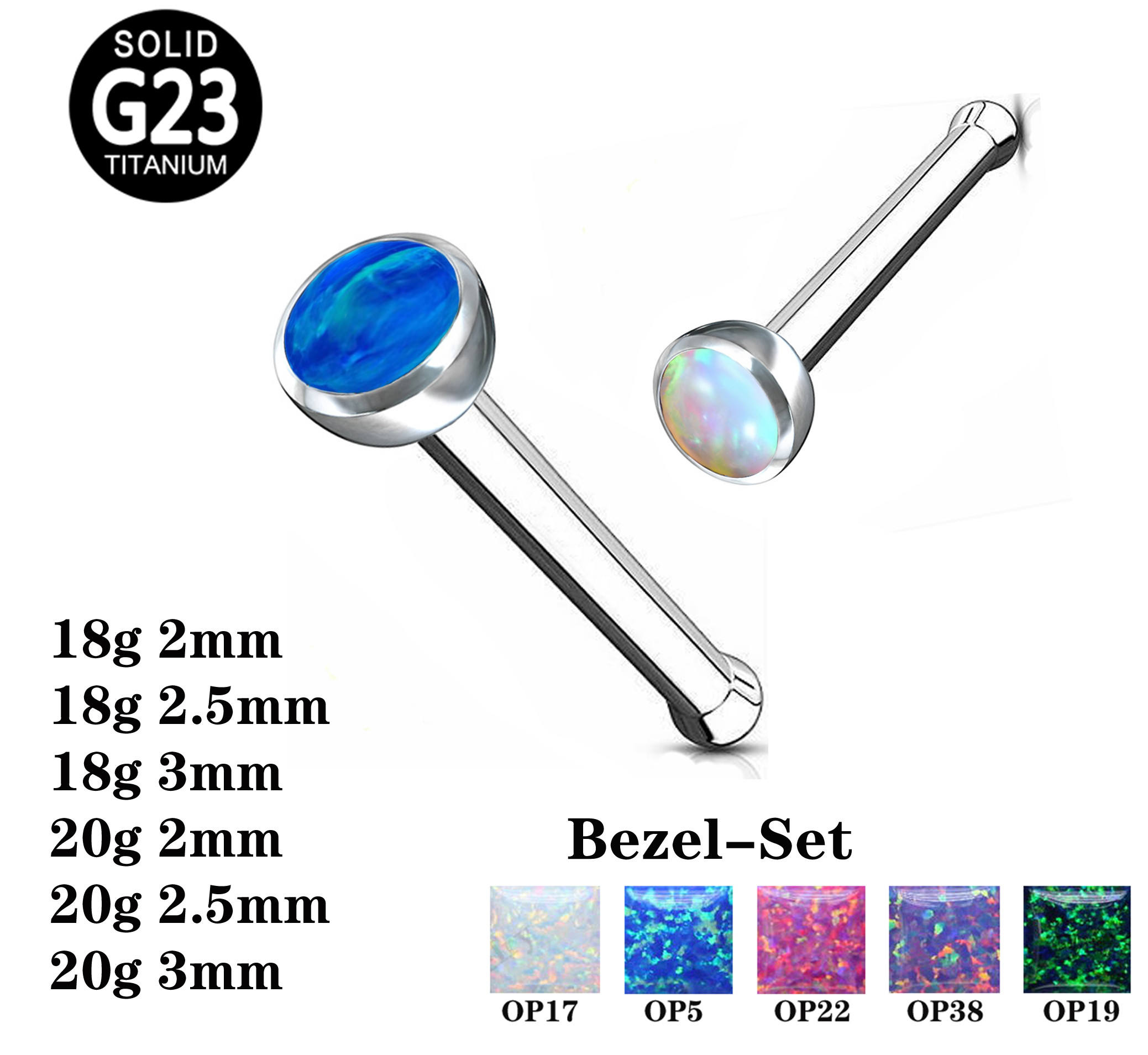 TB-0052 espárragos de la nariz del ópalo