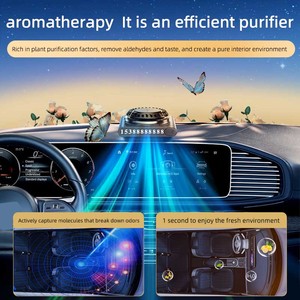 <span class=keywords><strong>Diffuseur</strong></span> d'arômes pour voiture Q66, rotation de turbine, dispersion de parfum, machine de purification d'air à énergie solaire avec <span class=keywords><strong>plaque</strong></span> d'immatriculation - Product Image 3