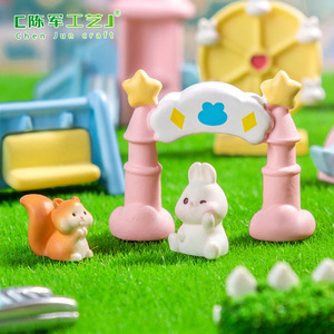 weij Micro-paysage : Grande Roue, Montagnes Russes, Parc d'attractions, Décorations pour la pâtisserie, Décorations DIY, Accessoires pour sacs surprises - Product Image 1