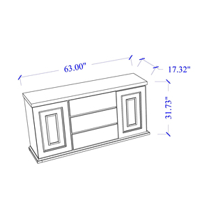 Mesa Consola Moderna de Madera Sólida Ecológica y Duradera para Decoración del Hogar y Sala de Estar - Product Image 2
