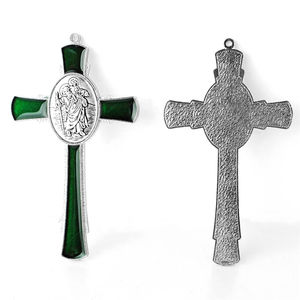 La vergine maria gesù san pietro la santa grazia di san benedice san. San. San. San. San. San. Gesù grande crocifisso cattolico in metallo con <span class=keywords><strong>smalto</strong></span> - Product Image 5