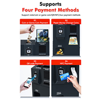 Kiosque de paiement automatique nouvelle génération BLUELIGHT DISPLAY avec écran tactile, système de traitement des billets et des pièces, SDK de facturation en intérieur