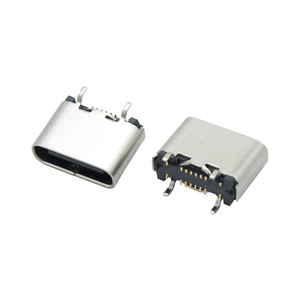 <b>USB</b> Type C Vertical Female Connector SMT <b>Socket</b> for Electronic Appliances 5A Rated Copper Contact PC Housing Material - Product Image 2