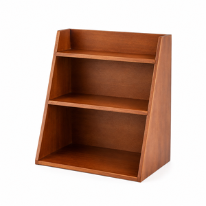 Étagère murale vintage en bois massif sur mesure à 3 niveaux pour la cuisine avec crochets métalliques suspendus, fabriquée par un fabricant de premier plan - Product Image 1
