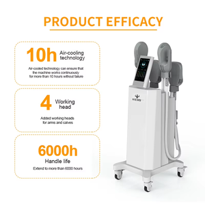Estimulador Muscular 4 en 1 con 2 Manijas, Máquina de Fitness para Quema de Grasa de Alta Intensidad y Moldeamiento Corporal, Equipo de Belleza - Product Image 5
