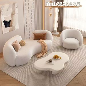 Nordic Iron Fabric <b>Sofa</b> High Quality Modern Elegant Salon Chair for Beauty Hotel Luxury Backrest <b>Sofa</b> Set - Product Image 6