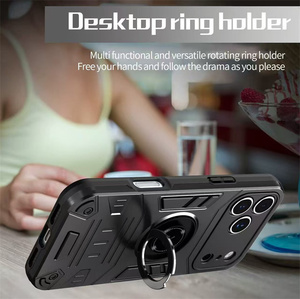 <span class=keywords><strong>Coque</strong></span> de protection pour béquille à anneau rotatif à 360 ° pour <span class=keywords><strong>OnePlus</strong></span> Nord 5 Nord CE5 13T 13 <span class=keywords><strong>Pro</strong></span> 13R PC + <span class=keywords><strong>coque</strong></span> TPU - Product Image 3