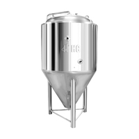 Cuve de Fermentation Conique pour Bière HG 1000L - Équipement de Fermentation avec Garantie de 5 Ans et Longue Durée de Vie