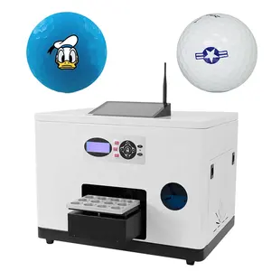 Dimensi cetak A3/A4 layanan panjang mesin cetak bola Golf operasi Remote Printer Flatbed tinta UV untuk Mudah