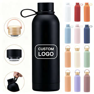 New Eco Friendly <b>Reusable</b> 500ml Botella De Agua Water Bottle Double Wall Stainless Steel Vacuum Flask Yoga Sport Water Bottle - Product Image 1