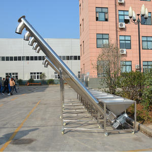 Toz için fabrika doğrudan satış vidalı konveyörler buhar ceket eğimli vidalı konveyör - Product Image 3