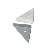 Schwarze Metall-Eck halterungen für Bett-und Tisch möbel Dreiecks winkel halterung für Küche und Essen
