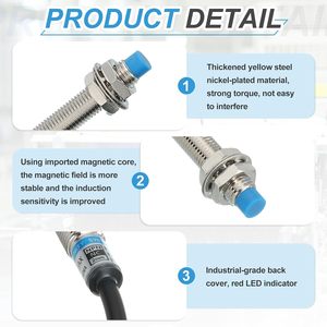 Inductive Proximity <strong>Sensor</strong> PNP NC M12 DC 6-36V 300mA 4mm 3-Wire Industrial Automation LJ12A3-4-Z/AY - Product Image 3