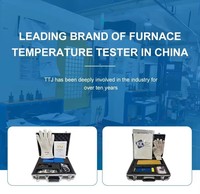 TTJ TTS-A10 10-Channel Oven Furnace Temperature Measuring Instruments 110V 10kW for Industrial Auto Electronics Tunnel Furnace