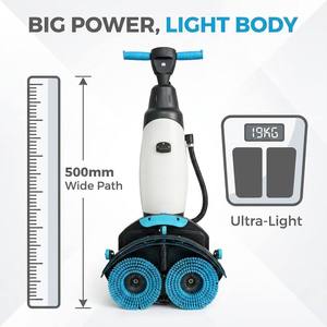 CleanHorse K4 Automatic Scrubber Scrubbing <b>Machine</b> for Healthcare Facility and Dental Clinic Sanitary Auto <b>Floor</b> [Technical Spec - Product Image 3