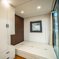 Bâtiments préfabriqués double couche Cabine Apple mobile une chambre à coucher Grand restaurant Conteneur Maisons préfabriquées Maison modulaire