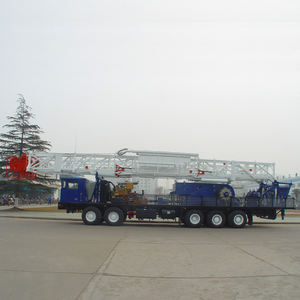 Plate-forme de travail autopropulsée XJ550 630HP de 100 tonnes, profondeur de 4500m | Sûr et efficace pour les opérations d'<span class=keywords><strong>entretien</strong></span>/de réparation de puits de pétrole - Product Image 4