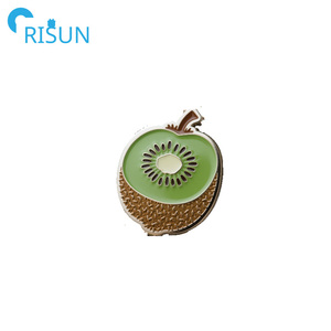 Usine personnalisée Passion passionnée <span class=keywords><strong>Kiwi</strong></span> Fruit émail épinglette Logo personnalisé propre <span class=keywords><strong>Kiwi</strong></span> plante breloques émail broche Badge broche - Product Image 5