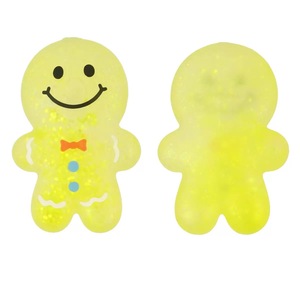 Nouveauté tendance : Jouets sensoriels anti-stress en TPR en forme d'homme en pain d'épices à presser pour la vente au détail - Product Image 6