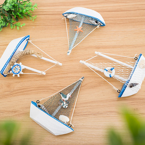Modèle de <span class=keywords><strong>bateau</strong></span> en bois Style méditerranéen artisanat nautique HYG01 Kit de modèle de <span class=keywords><strong>bateau</strong></span> de décor à la maison écologique - Product Image 3