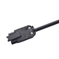 Cable de Extensión de Alimentación GST18, Conector Modular de 3 Pines Macho a Hembra, Cable de Alimentación para Escritorio de Oficina y Sistema de Iluminación LED