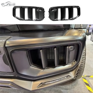 W465 G63 Air Vents Dry Carbon Bodykit Parts Reemplace central el parachoques delantero para <span class=keywords><strong>Gwagon</strong></span> G Class W465 G63 2024 + - Product Image 2