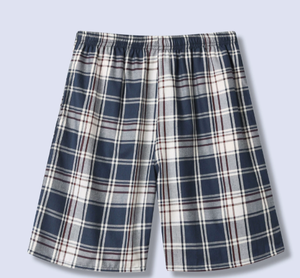 <span class=keywords><strong>Pantaloncini</strong></span> da <span class=keywords><strong>Pigiama</strong></span> da <span class=keywords><strong>Uomo</strong></span>, Shorts Casual a Quadri con Cordoncino in Vita, Pantaloni da Spiaggia - Product Image 3